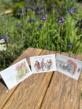 Quentin Blake notelets - set of six in three designs
